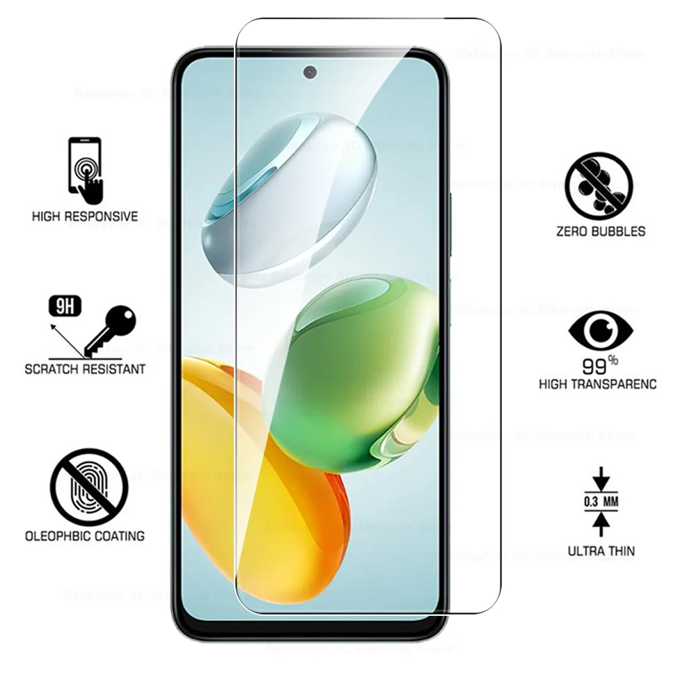 Premium Clear Tempered Glass Screen Protector - 2 Pack