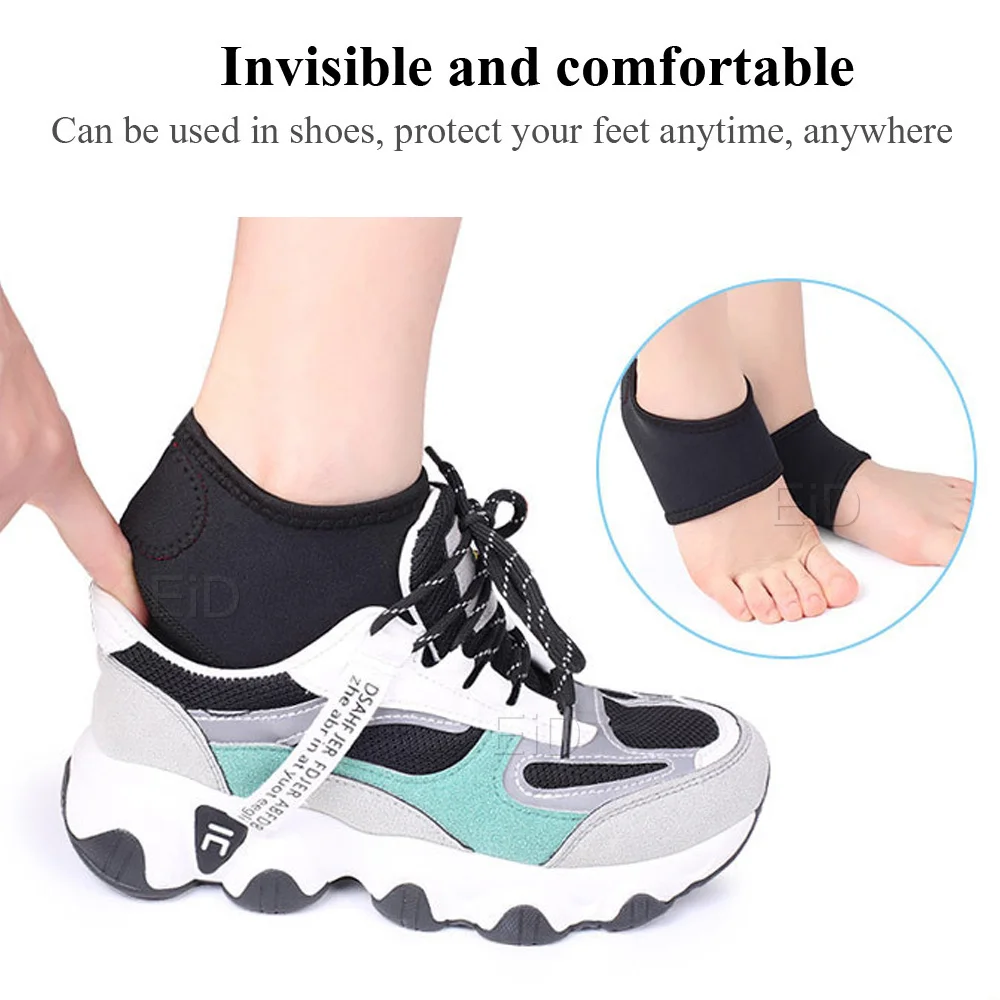EiD Ferse Pad Schmerzen Relief für Plantarfasziitis Socke Getragen in Schuhe Dünne Ferse Spur Fuß Hautpflege Protector Ferse ärmeln mann frauen – Detail 17