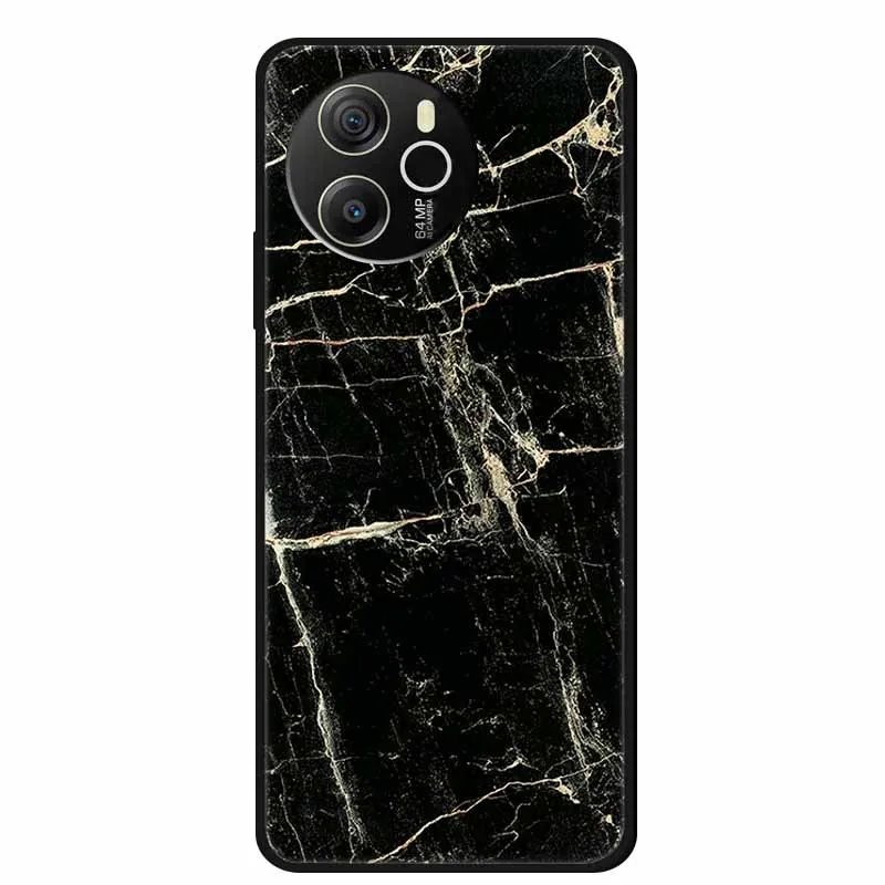 Cartoon Black Silicone Soft TPU Phone Cover - Protective Case