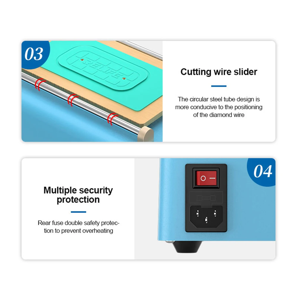 Phone LCD Screen Separator SUNSHINE SS-918L Support LCD Screen Separation under 8 inches Temperature Adjusted from 50 to 130 &deg;C