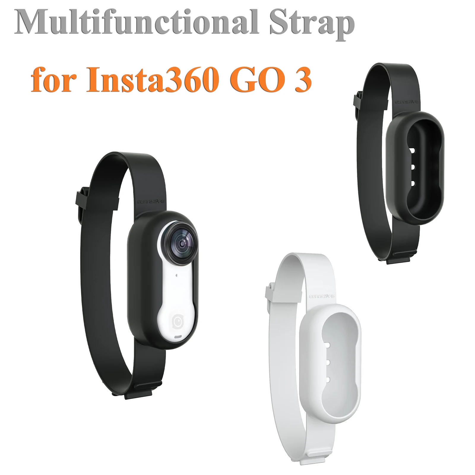 Juste De Protection En Silicone Pour Sangle De Vélo, Bracelet Palm, Sac à Dos à Rayures, Collier De Chat Pour Insta360 GO 3S GO 3, Accessoires