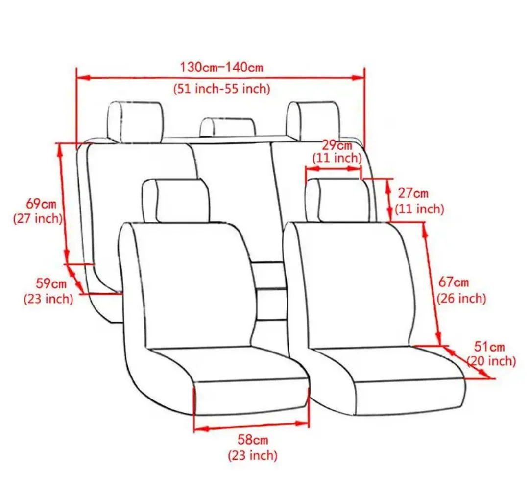 تلبيس مقاعد السيارات جاهز جلد عالية الجودة
