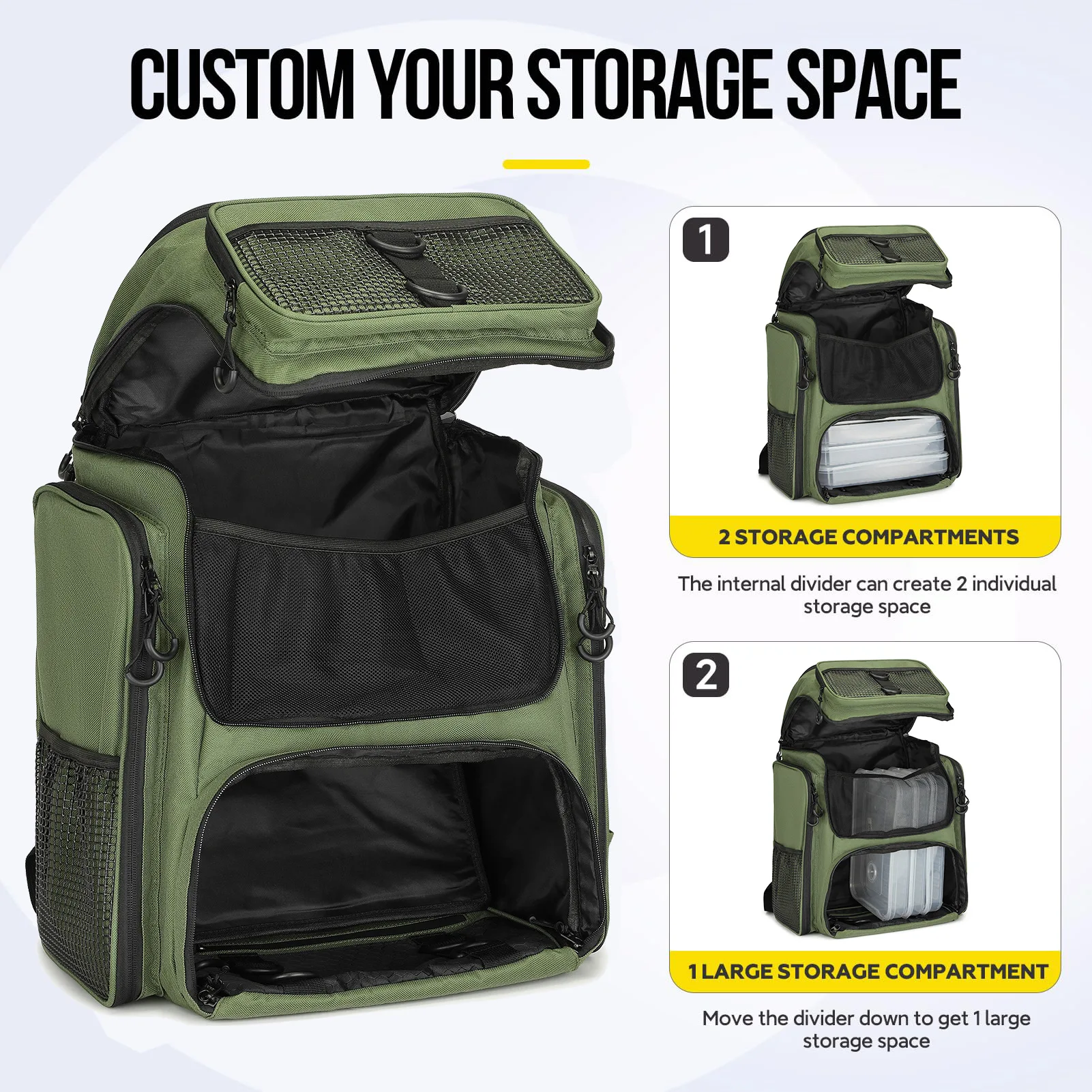 Fishing Backpack with Rod Holders 4