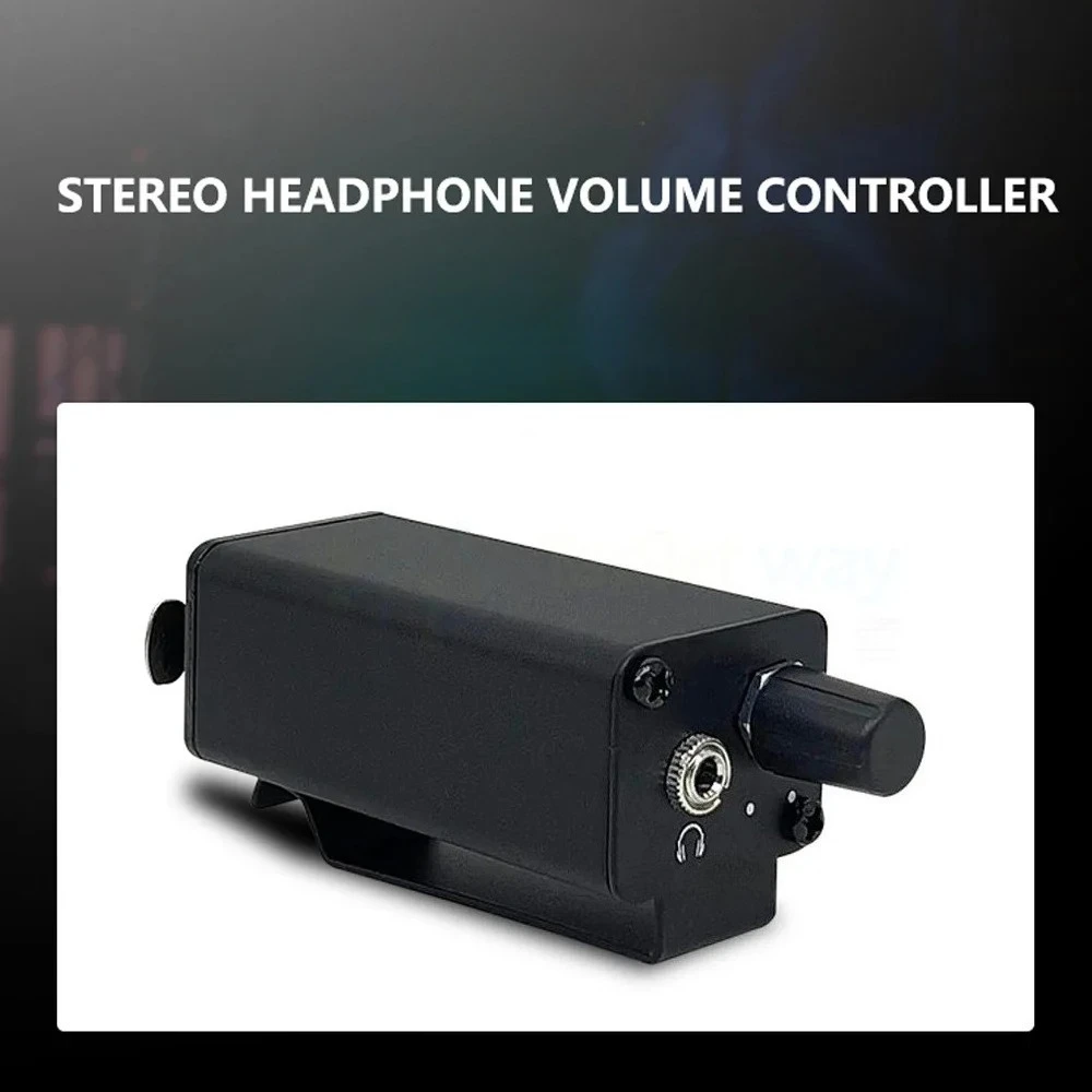 미니 헤드폰 앰프 XLR to 3.5MM 오디오 인터페이스 앰프 컨버터 클립 마운트 휴대용 헤드폰 앰프 컨버터