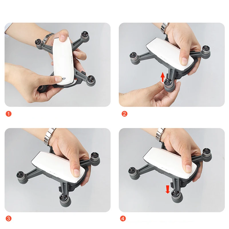 Description Picture 2 of itemFor DJI Spark Drone Flying Battery Anti-bulge Anti-Release Buckle Anti-drop Fixing Protective Holder Dust Plug Cover Accessories