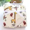 Baby Blanket Coral Fleece Cartoon Double Layer Receiving Swaddle Envelope Stroller Wrap For Bebe Bedding Blankets Set 6