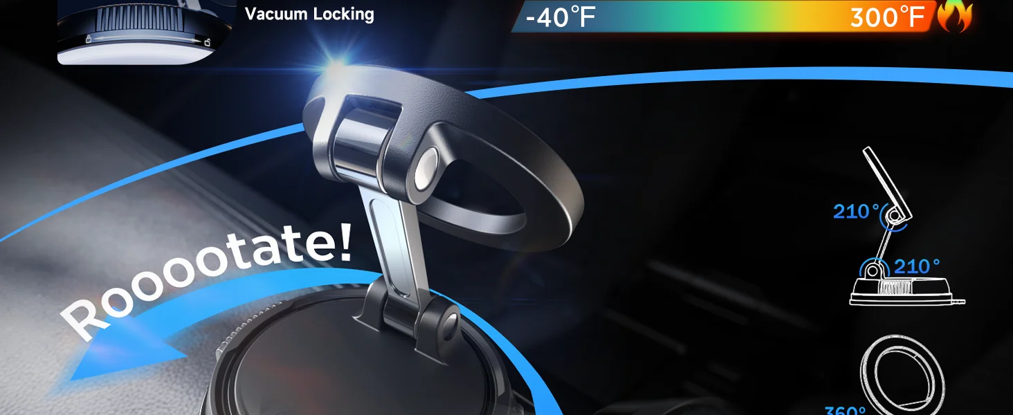 magnetic phone holder for car