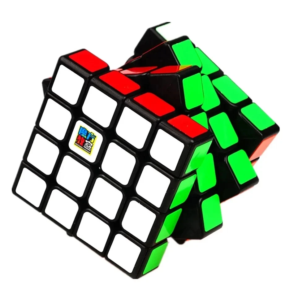 MoYu Meilong 4x4x4 Magic Speed Cube Stickerless/Black Sticker 4x4 Professional Puzzle Cubes Educational Toys Children speed cube