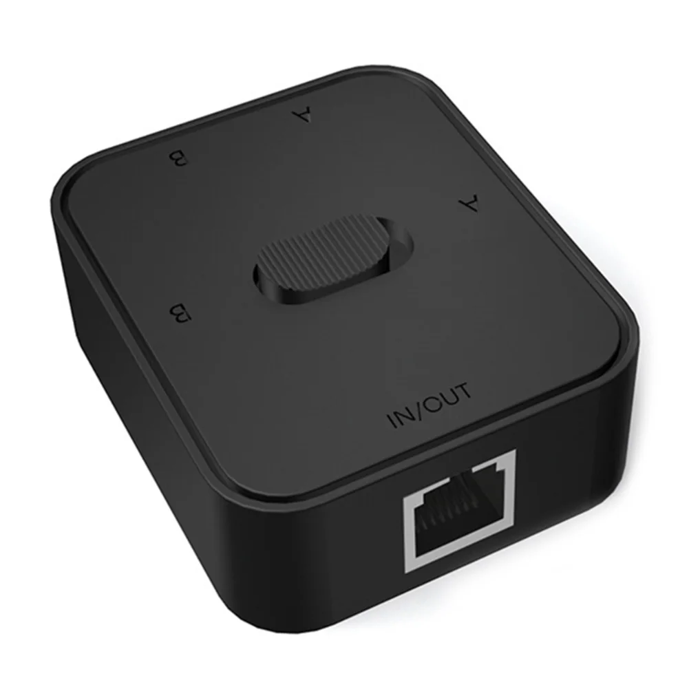 2포트 RJ45 네트워크 스위치 선택기 1000Mbps 네트워크 스위처 분배기 내부 외부 네트워크 스위치