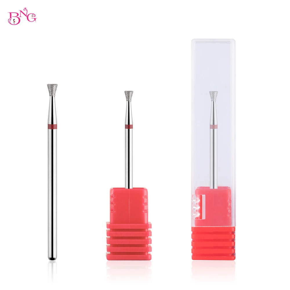 Description Picture 6 of itemBNG Inverted Cone Russian Cuticle Bit 2.5*2.5mm Diamond Nail Drill Bits Electric Manicure Drill Rotary Burr Nails Accessories