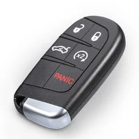 BEST KEY 4 + 1 5 ปุ่มรีโมทกุญแจรถกรณี Keyless สมาร์ทสําหรับ Dodge Dart Charger Challenger สําหรับ Chrysler 300 สําหรับ JEEP 2