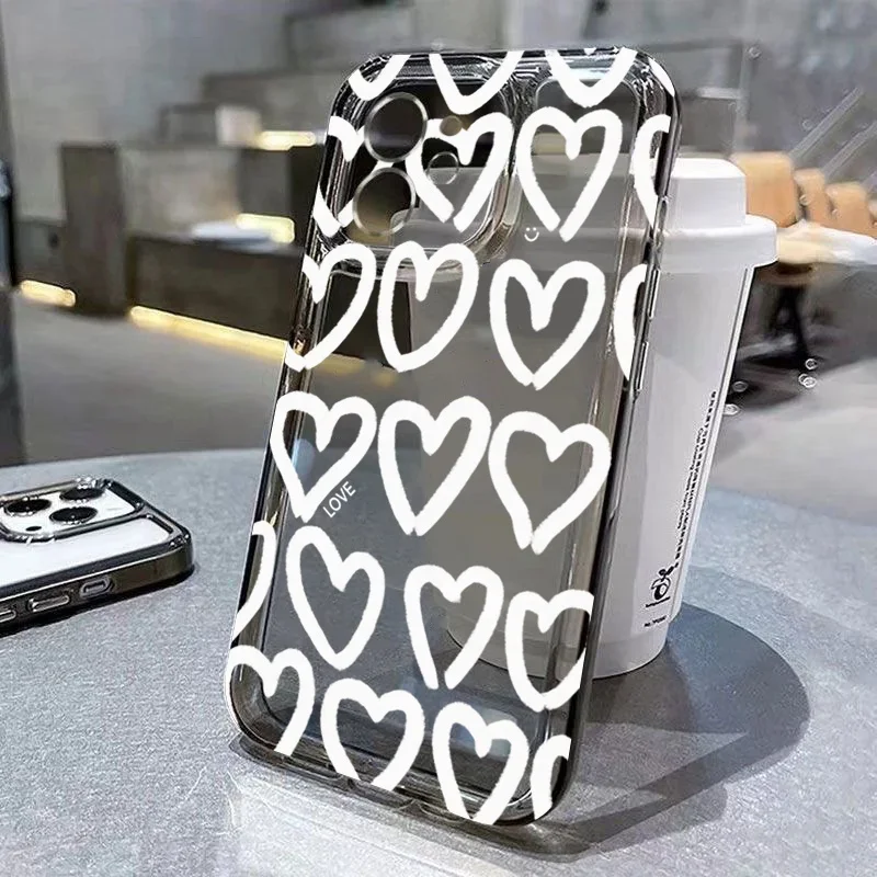Cute Cartoon Love Heart Phone Case For iPhone 16 17 Air Pro thumbnail 6