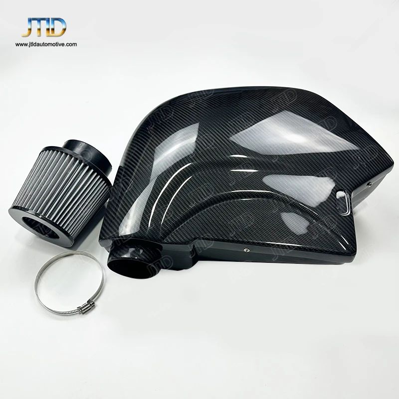 

JTLD Exhaust Dry Carbon Fiber Cold Air Intake Intake Kits System For BMW Carbon fiber intake 535 N55 3.0T Escapes