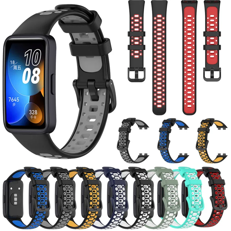

Ремешок для Huawei Band 8/8NFC, сменный силиконовый браслет для смарт-часов Huawei Band 9/9NFC, аксессуары для часов