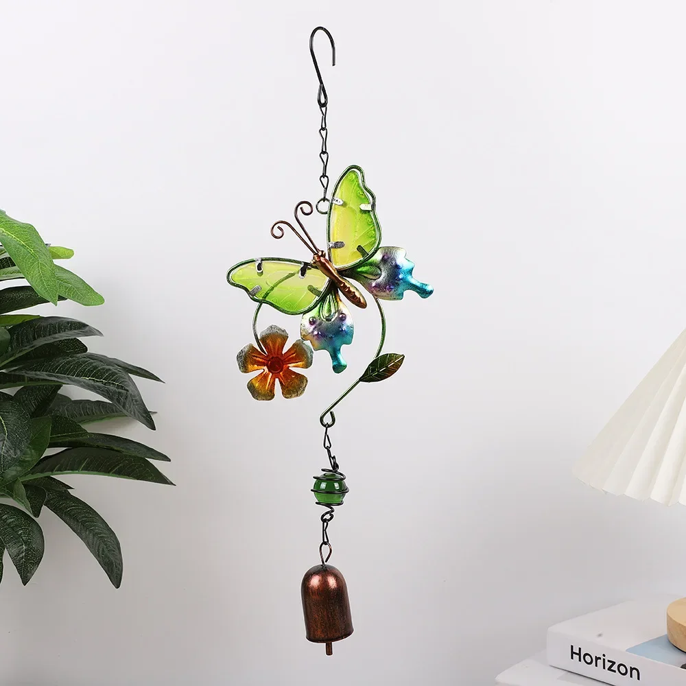 

Creactive Iron Art Butterfly Wind Chimes Hanging Windbells Window Yard Garden Decor 1pcs 2024