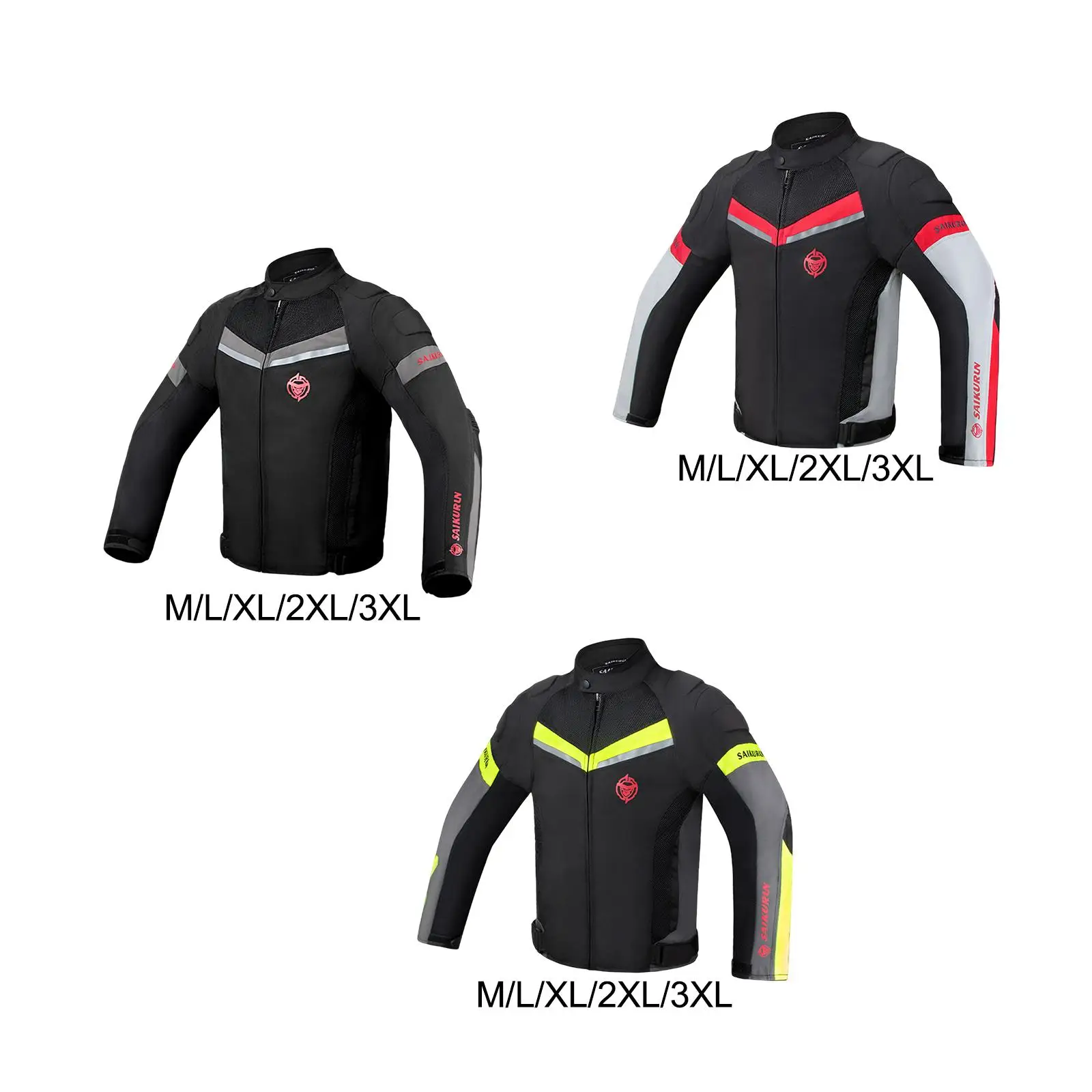 여름용 경량 오토바이 라이딩 재킷, 통기성, 내마모성, 야간 반사 기능 탑재