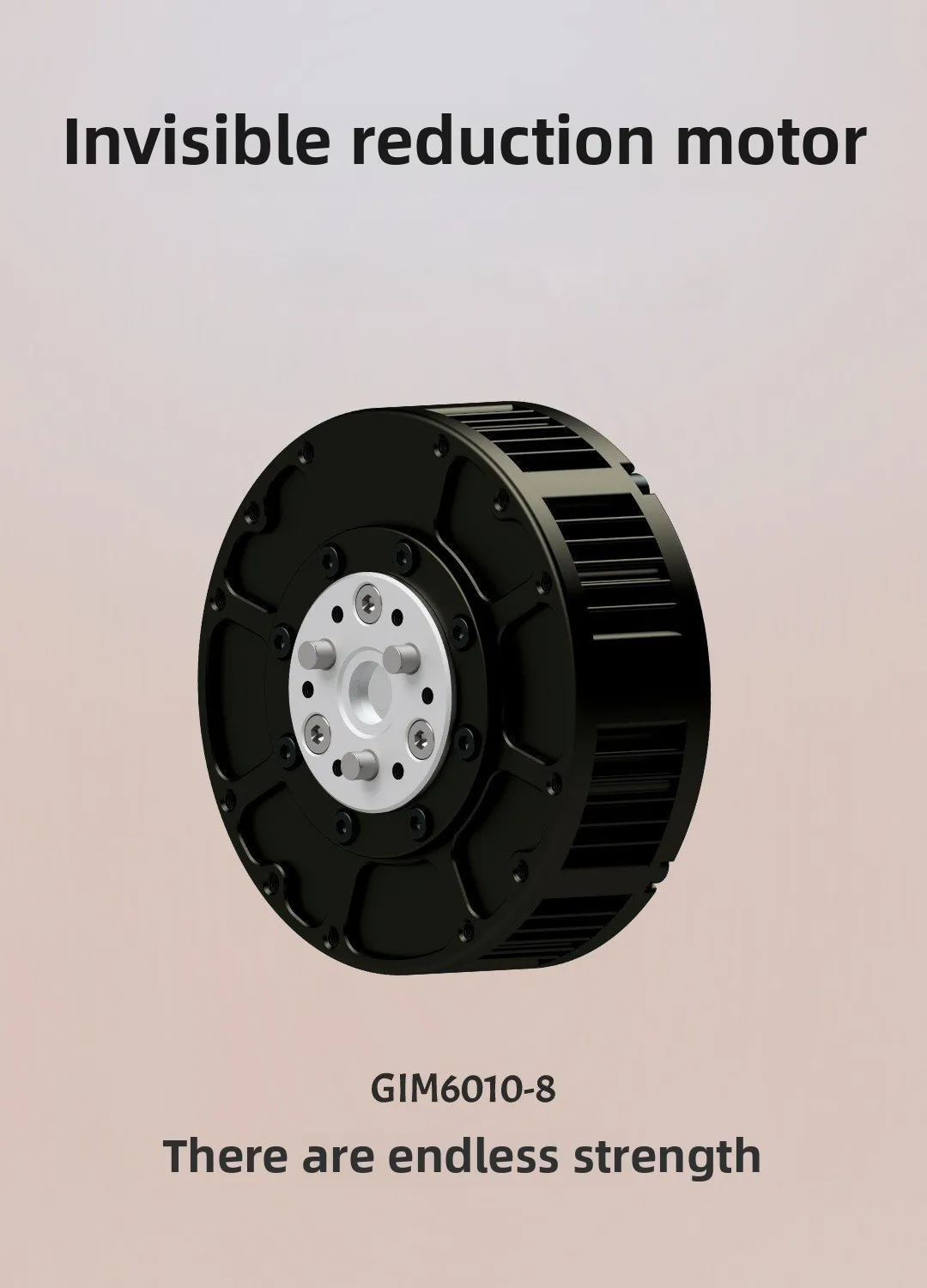 GIM6010-8 Mini BLDC Gear Motor - Low-Speed High-Torque Actuator for Exoskeleton/