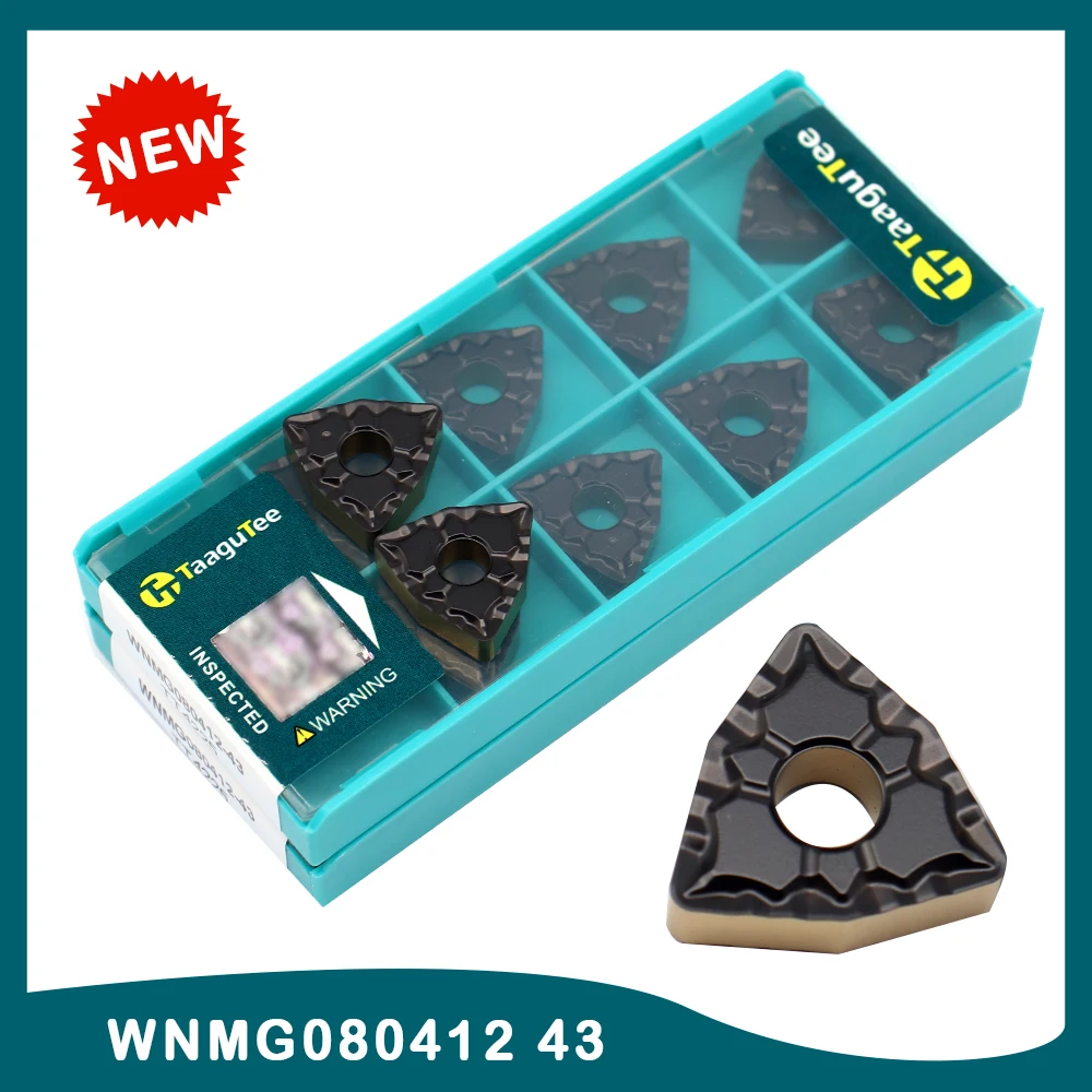 

10Pcs WNMG080412 43 TT4225 Carbide Insert External Turning Tool High Quality Blade For Steel WNMG Cut CNC Lathe Cutter