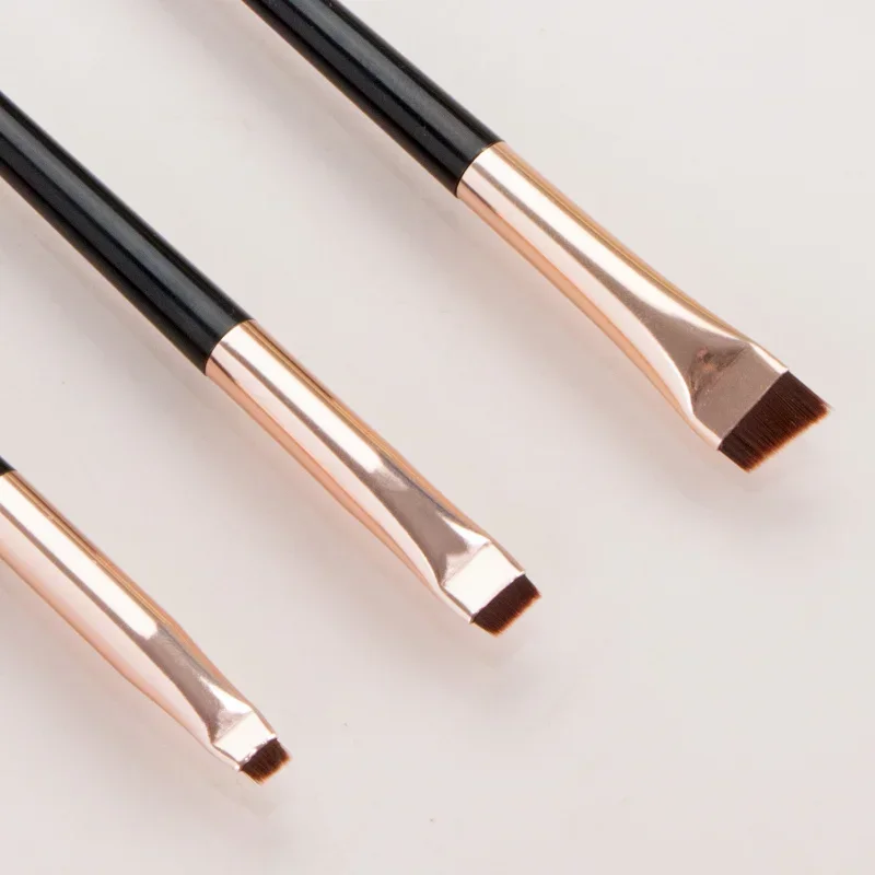 3pcs/set Blade Eyeliner Brush Eyebrow Brush Portable Flat Fine Eye Liner Brow Contour Makeup Brushes Makeup Tool makeup brush set makeup brush makeup tool set makeup tool