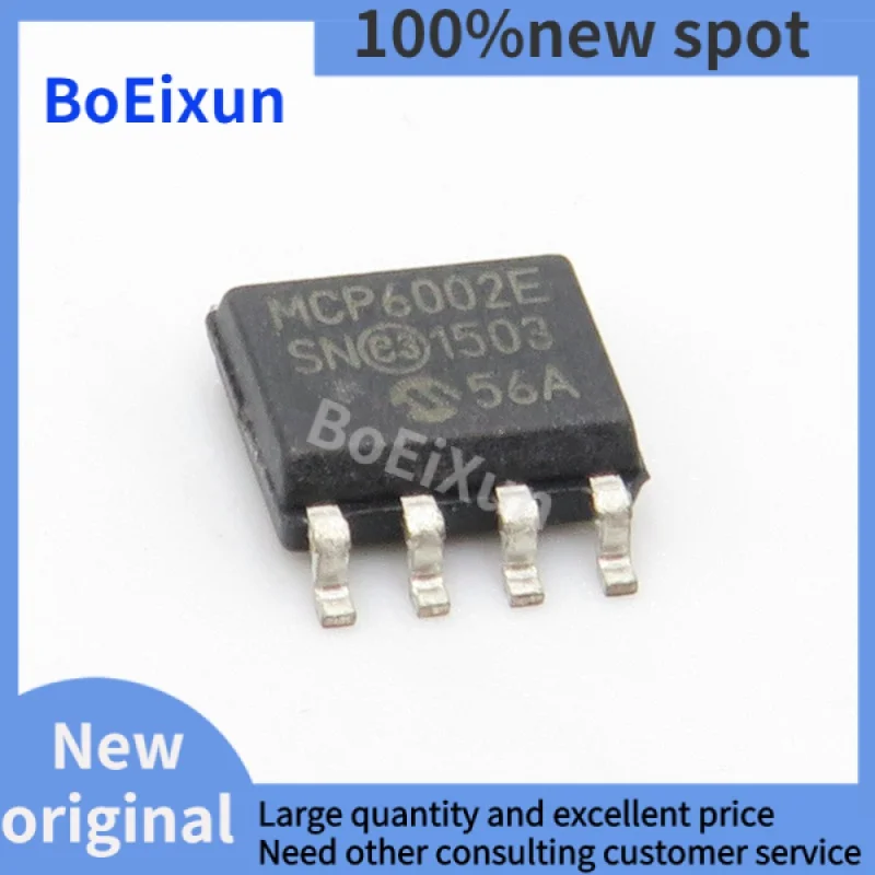 

1-100 PCS MCP6002-E/SN SMD SOP-8 MCP6002 Operational Amplifier Chip Brand New Original In Stock