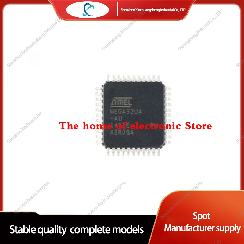 

5PCS ATMEGA32U4-AU ATMEGA32U4 TQFP-44 MCU 8-bit AVR RISC 32KB Flash 3.3V/5V 44-Pin