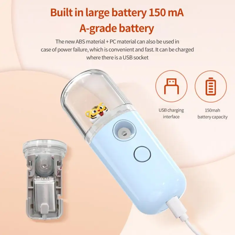 Cute Pet Creative Hydrating Instrument Mini Portable Sprayer Rechargeable Beauty Humidifier
