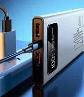 VIVO 500000 мАч Power Bank 120 Вт Высокая емкость Сверхбыстрая зарядка аккумулятора с цифровым дисплеем Powerbank для iPhone Huawei Samsung — изображение 2