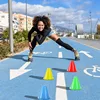 Soft Plastic Agility Field Marker for Soccer, Basketball, Football Indoor or Outdoor Skating Training Cones for Drills and Games 4