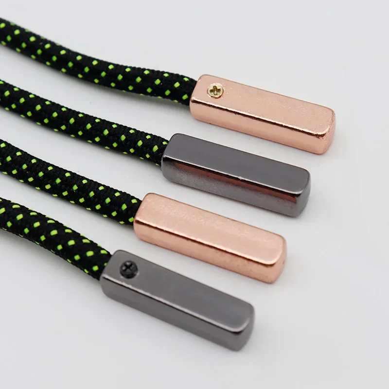 

Декорации Coolstring, технические Aglets, черные, розовые, Золотые Кроссовки, кружевные металлические наконечники, квадратные, кубовидные, зеркальные поверхности, шнур, головки