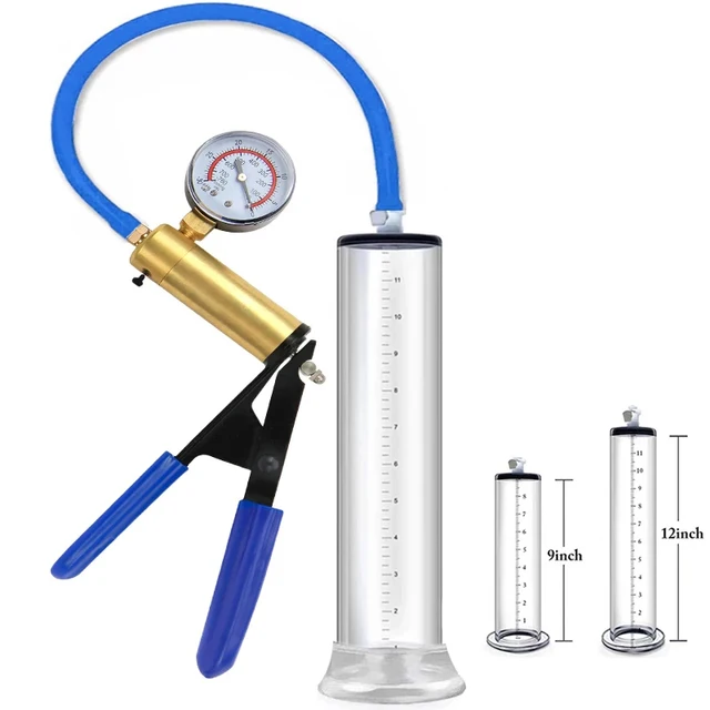 Acrylic Male Penis Pump Manual Penis Enlarger Sex Toys For Man Vacuum Pump Male Masturbation Penile Trainer Adults Sex Products