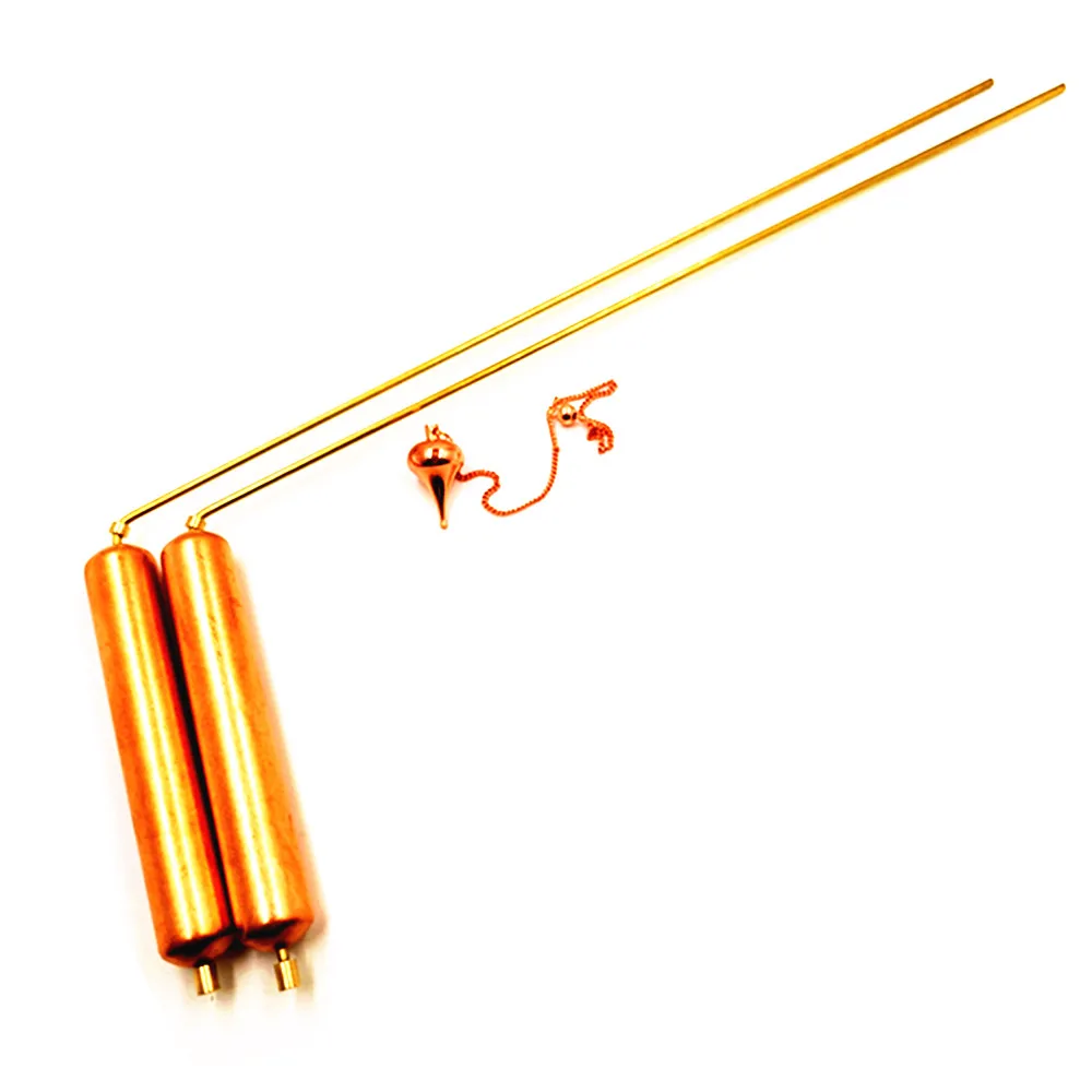 Pure Copper Dowsing Rods — Professional Ghost Hunting Equipment Kit — Dowsing Rods Spiritual Kit for Ghost Hunting