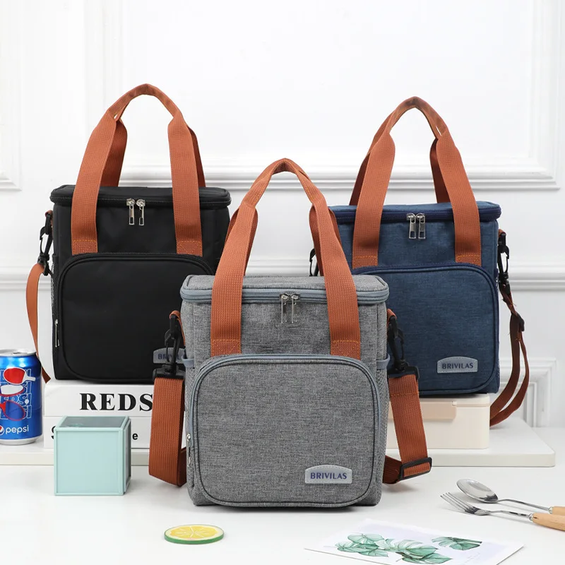 Insulated Lunch Bag Large Lunch Bags For Kids Women Men Reusable Lunch Bag With Adjustable Shoulder Strap Work School Bento Bag 2