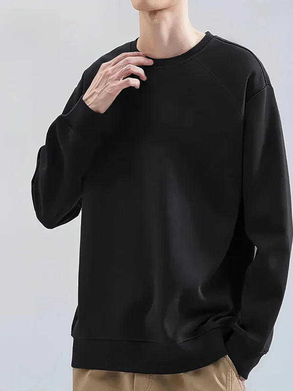 36도 플리스 안감 긴팔 후드티 남성용 편안하고 따뜻한 루즈핏 스포츠 스타일 폴리에스터 섬유 반 오픈 가디건