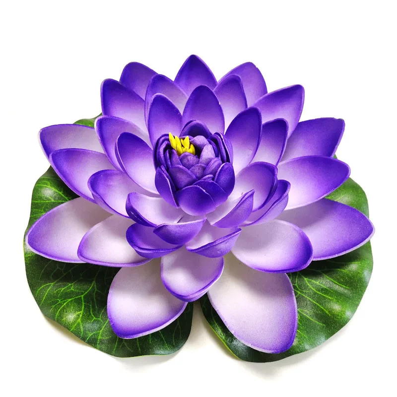 Floating Lotus Artificial Flower - Lifelike Water Lily for Pond and Garden Decoration