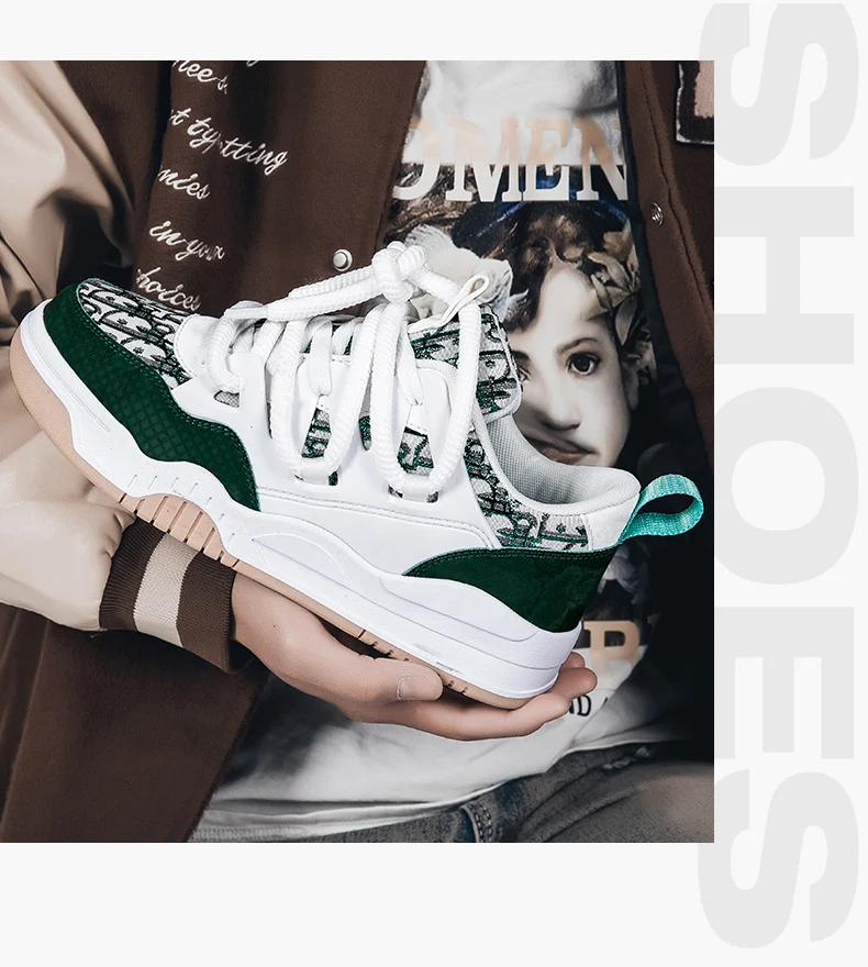 Description Picture 3 of itemNew couple style board shoes, student bread shoes, versatile board shoes, cross-border plus size trendy shoes