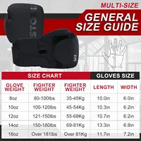 Boxing gloves, professional training sparring, explosion-proof leather, Muay Thai, MMA, Kickboxing, multi-layer sweat absorption 2