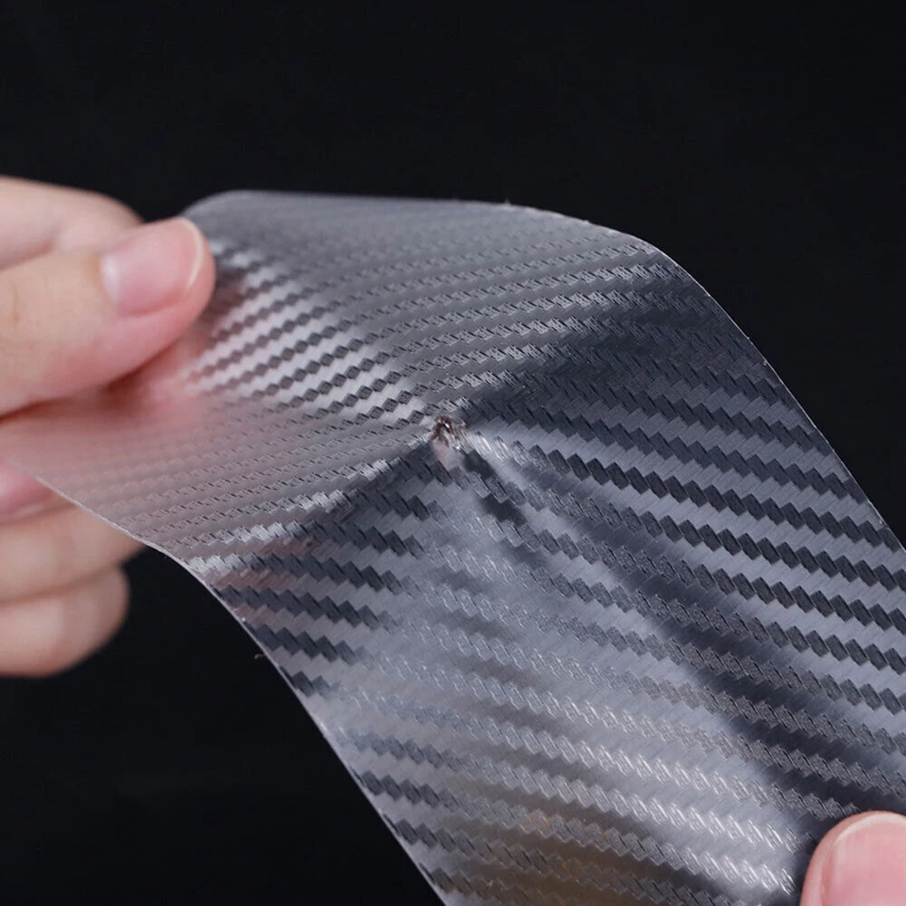 

Auto Accessories Car Carbon Fiber Sticker 300cmx7cm Anti Scratch Protection Sill Protection Sticker Scuff Cover