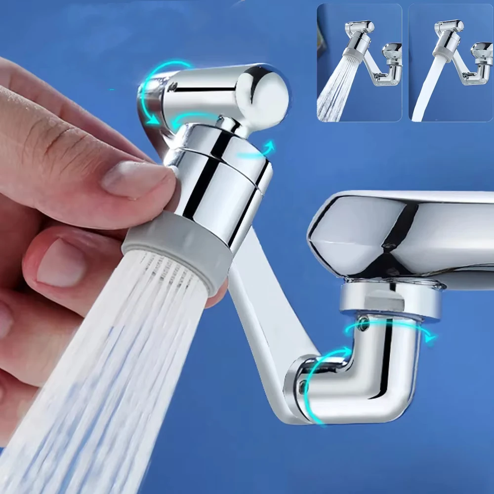 Faucet Sprayer Head Heavy Metal Universal 1080&deg; Rotation For Kitchen Washbasin Extension Faucet Bubbler Sink Tap Splash Nozzle