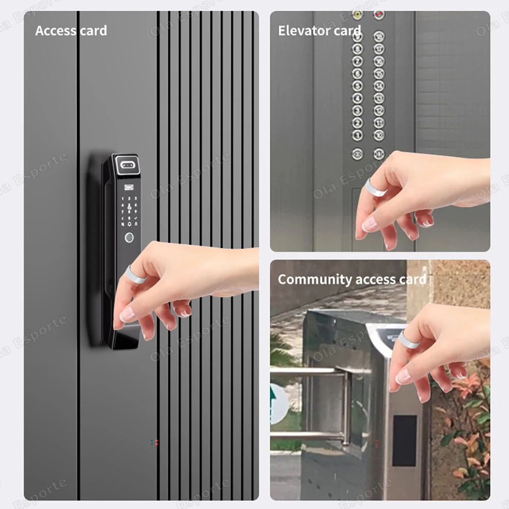 New For Android IOSCeramic Smart Ring Support NFC Access Control Men Women Heart Rate Sleep Monitor IP68&5ATM Waterproof Rings