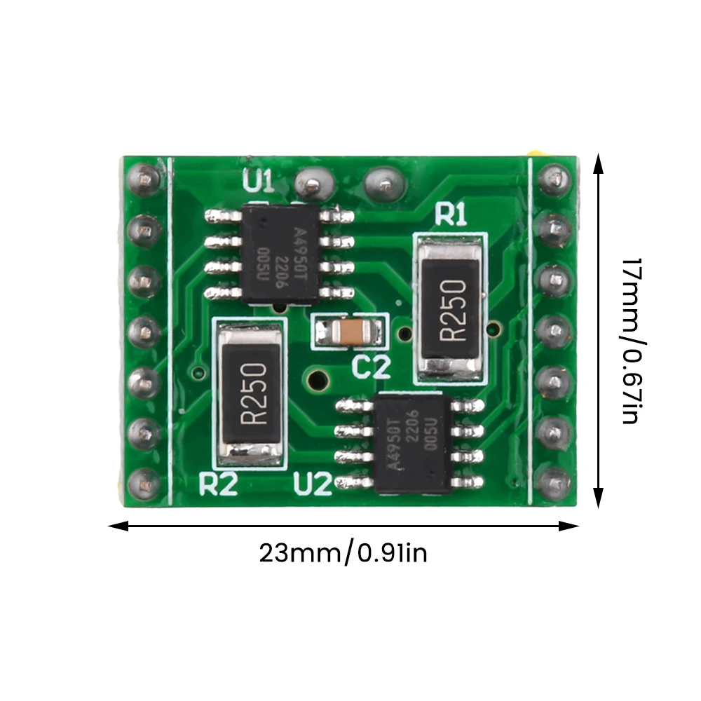 A4950 Dual Motor Drive Module Performance Super TB6612 DC Brushed Motor Driver Board DC7.6-40V