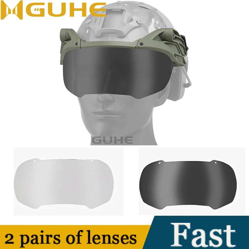 

Tactical Helmet Goggles Paintball Glasses Tactical Glasses Hunting War Game Goggles Military Helmet Accessories