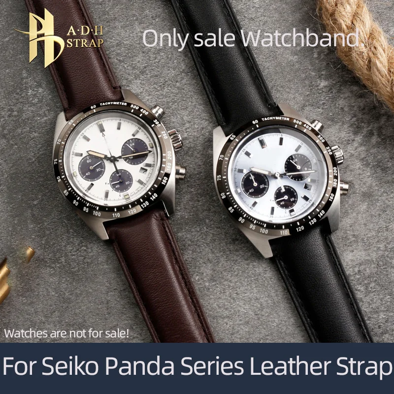 LeatherWristwatchStrapMaleForSeikoProspexSeriesSSC909P1SSC813