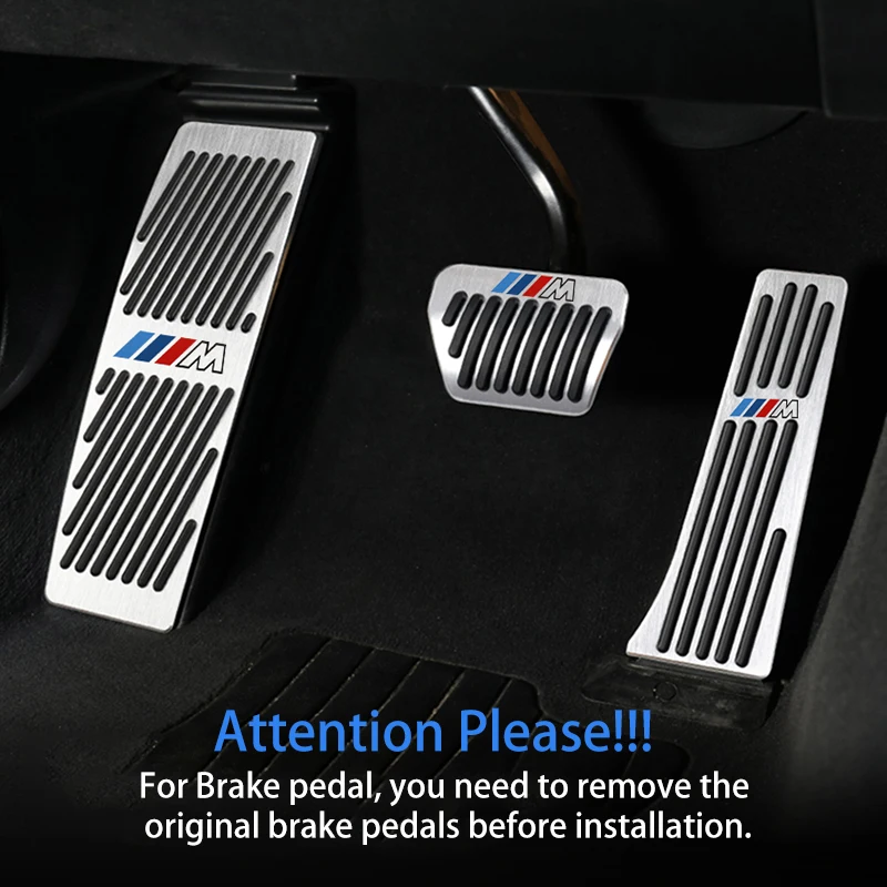 자동차 페달 커버 브레이크 페달 커버 BMW 5 시리즈 X5 F10 F07 F30 E90 E60 G23 E83 E84 G30 G20 F10 F15 F48 G01 G02 G05 G32 G60용