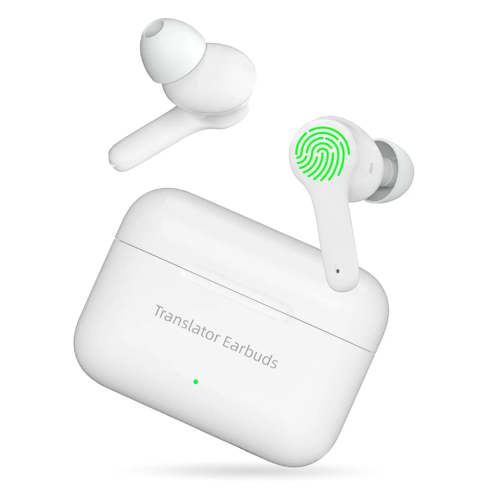 Wooask M6 Language Translator Earbuds Two-Way Translator Device with APP for 144 Languages and 8 Offline Translation Package translator earbuds translator earphones