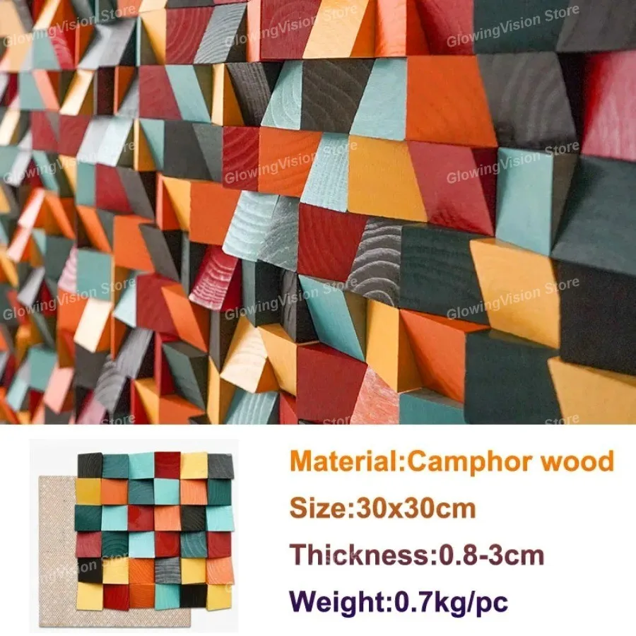 3D Wood Wall Panel 6