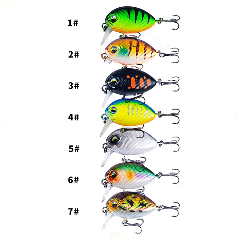 

38mm 3.8g Mini Floating Bionic Crank Little Fatty Lure CHUBBY SSR Artificial Hard Bait Fishing Lure Wobbler Fishing Accessories