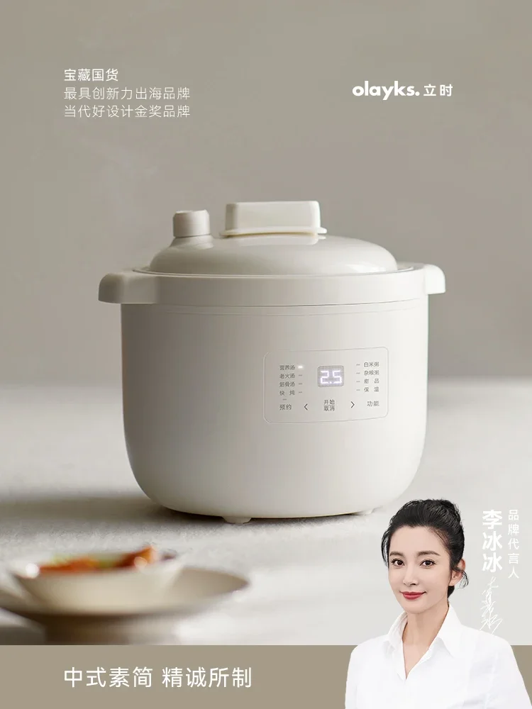 Micropressure Ceramic crock pot Mini Stew pot Smart sous vide cooker cuisine intelligente Electric Slow Cooker Home Appliances 2