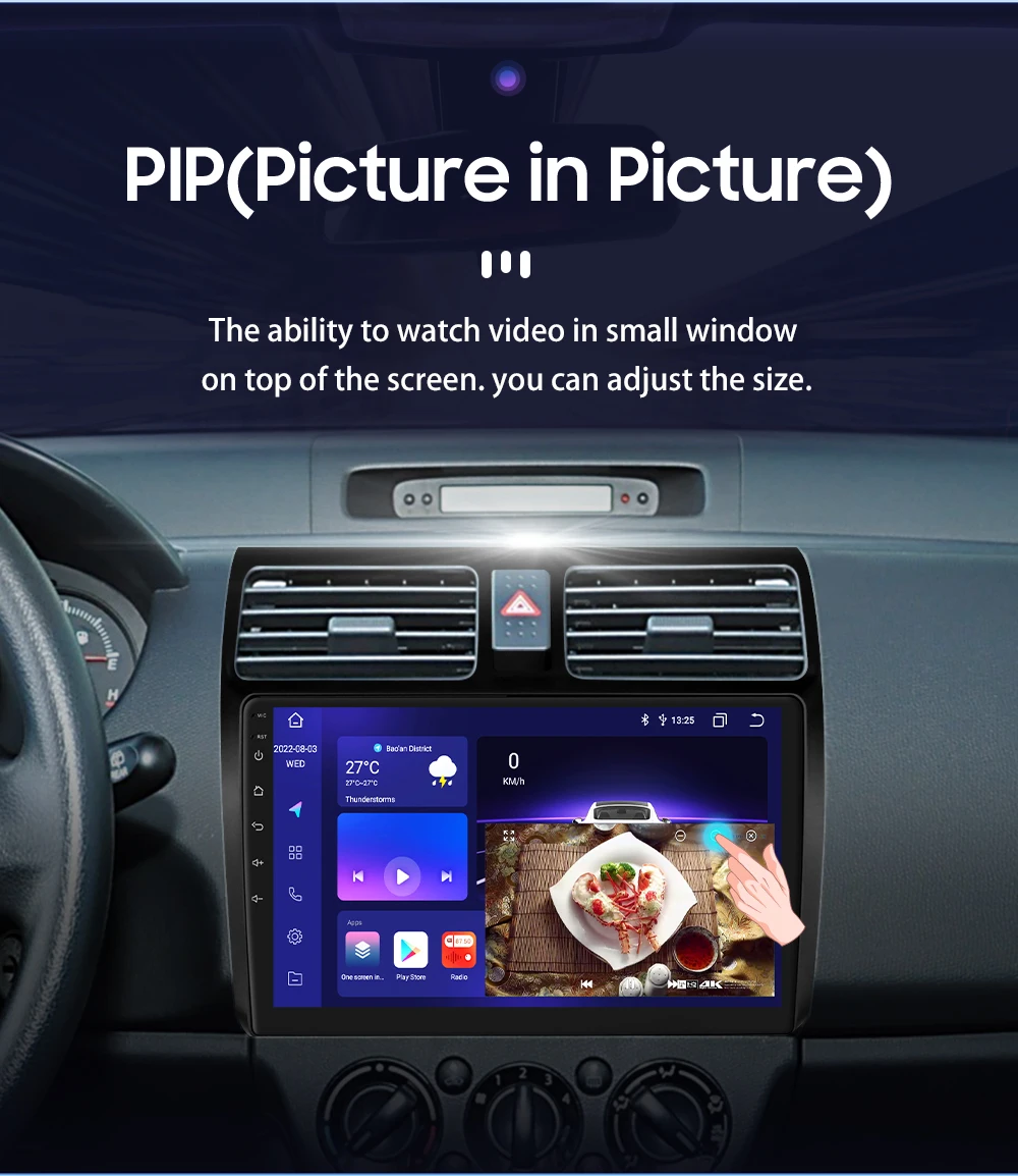 2din Carplay Android 13 Auto Auto Radio Für Suzuki Swift 2005-2010 multimedia-player GPS navigation Stereo 4G Wifi 360 Kamera – Detail 36