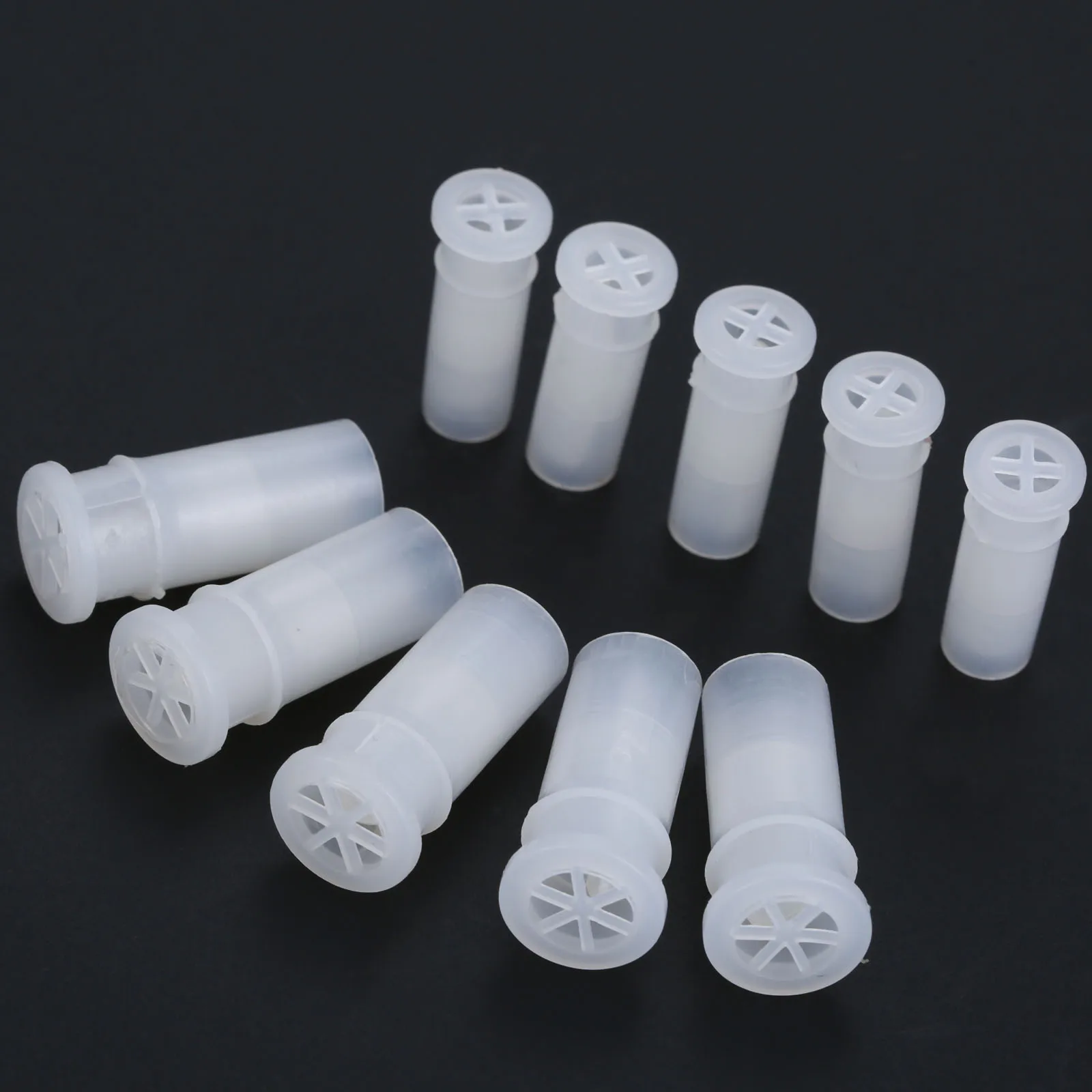 100Pcs Plastic White Toy Dog Cat Squeakers Shoes Repair Fix Pet Baby Toy Noise Maker Insert Replacement 15*6.5mm/18.5*9mm 5