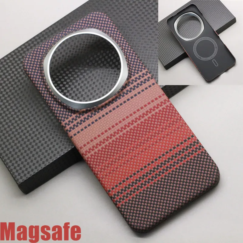 Enhanced Carbon Fiber Magnetic Phone Case - Magsafe Charging Compatible
